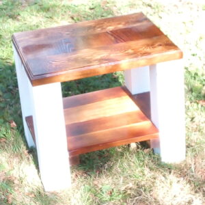 Solid Cedar / Fir End Table 22" x 17" x 19.5"