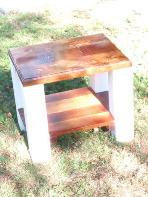 Solid Cedar / Fir End Table 22" x 17" x 19.5"